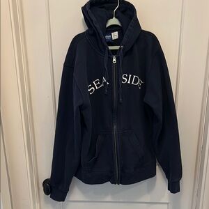 Navy Women’s The Seaside Style Zipup Sweatshirt